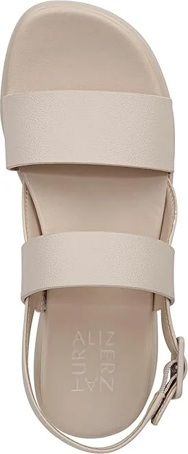 Naturalizer Coast Slingbacks Women's Sandals Porcelain Faux Leather : 10 W (C) - Image 2