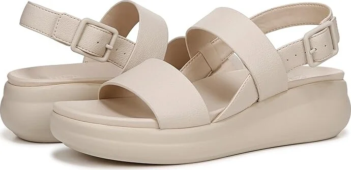Naturalizer Coast Slingbacks Women's Sandals Porcelain Faux Leather : 10 W (C) - Image 5