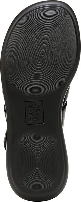 Naturalizer Coast Slingbacks Women's Sandals Tumbled Black Faux Leather : 8 W (C) - Image 3