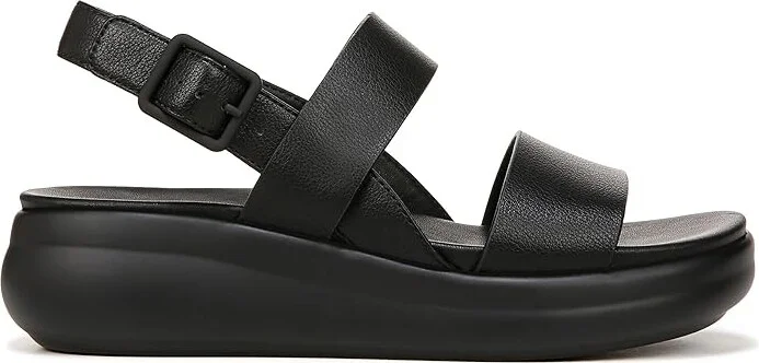 Naturalizer Coast Slingbacks Women's Sandals Tumbled Black Faux Leather : 8 W (C) - Image 6