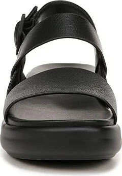 Naturalizer Coast Slingbacks Women's Sandals Tumbled Black Faux Leather : 8 W (C) - Image 7