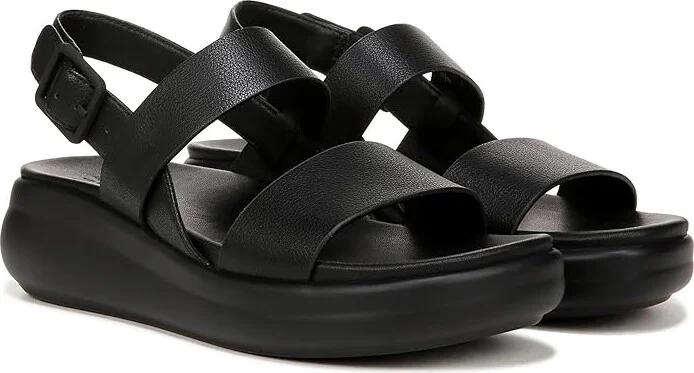 Tumbled Black Faux Leather