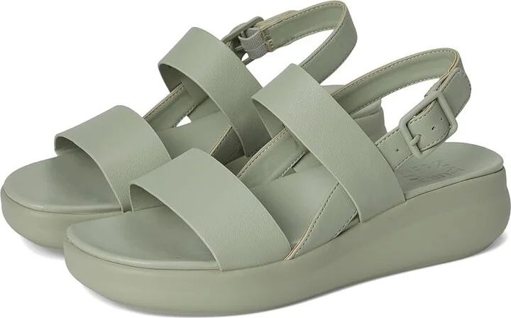 Naturalizer Coast Women's Wedge Shoes Pistachio Green Faux Leather : 12 M (B), Rubber/Synthetic