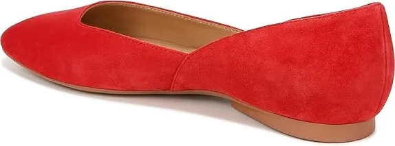 Naturalizer Cody Women's Flat Shoes Crantini Red Suede : 5 M (B), Leather - Image 4