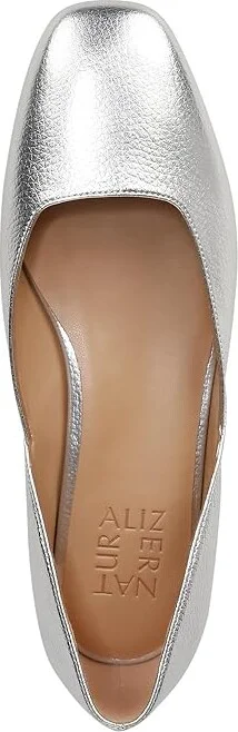 Naturalizer Cody Women's Flat Shoes Silver Croc : 5 M (B), Leather - Image 2