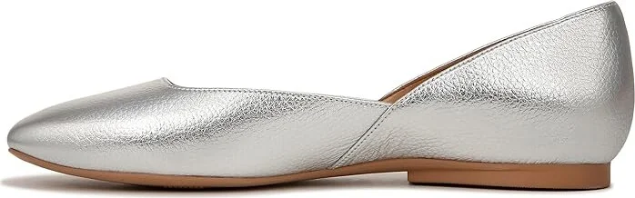 Naturalizer Cody Women's Flat Shoes Silver Croc : 5 M (B), Leather - Image 4