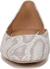 Naturalizer Cody Women's Flat Shoes White Snake Pattern Leather : 8.5 W (C) - Image 4