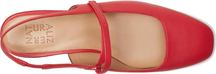 Naturalizer Connie Women's Shoes Crantini Red Leather : 7.5 W (C) - Image 2