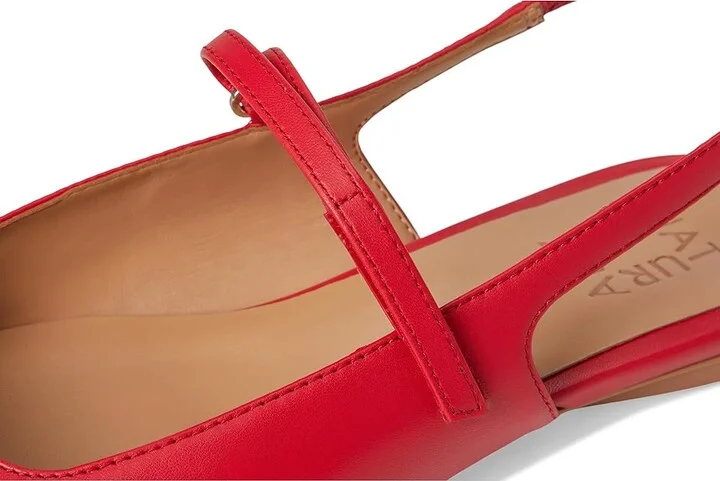 Naturalizer Connie Women's Shoes Crantini Red Leather : 7.5 W (C) - Image 7