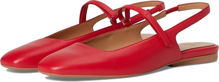 Naturalizer Connie Women's Shoes Crantini Red Leather : 7.5 W (C)