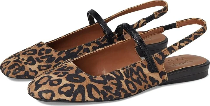 Naturalizer Connie Women's Shoes Leopard Dark Brown : 6.5 W (C), Leather