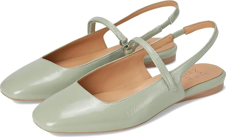 Naturalizer Connie Women's Shoes Pistachio Green Leather : 6.5 W (C)