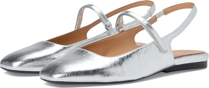 Naturalizer Connie Women's Shoes Silver Leather : 10 M (B)