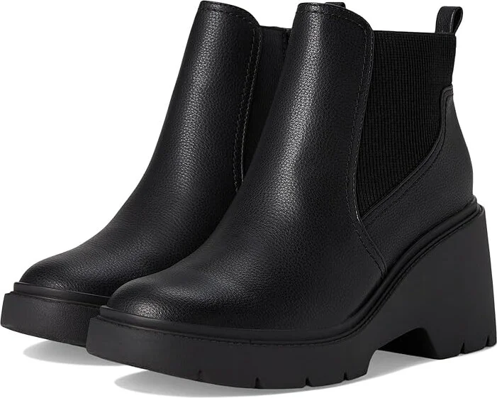 Black Faux Leather