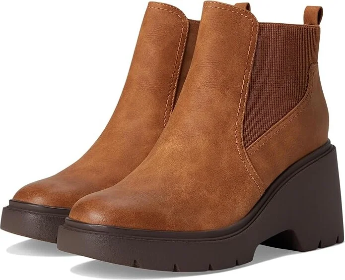 Naturalizer Cora Boots Women's Boots English Tea Faux Leather : 11 M (B), Rubber/Synthetic