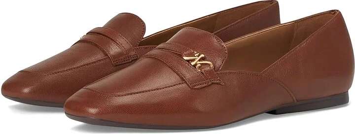 Naturalizer Create Women's Flat Shoes Caramel Leather : 8 M (B), Suede/Synthetic
