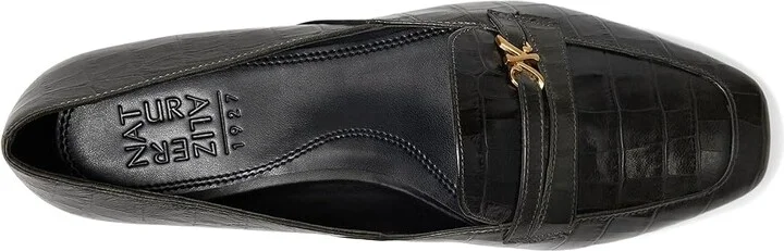 Naturalizer Create Women's Flat Shoes Verde Green Croco : 12 M (B), Suede/Synthetic - Image 2