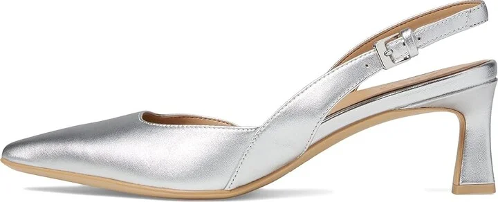 Naturalizer Dalary Women's Shoes Silver Leather : 9.5 W (C) - Image 5