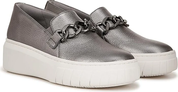 Naturalizer Daphne Women's Shoes Pewter Leather : 10 W (C)