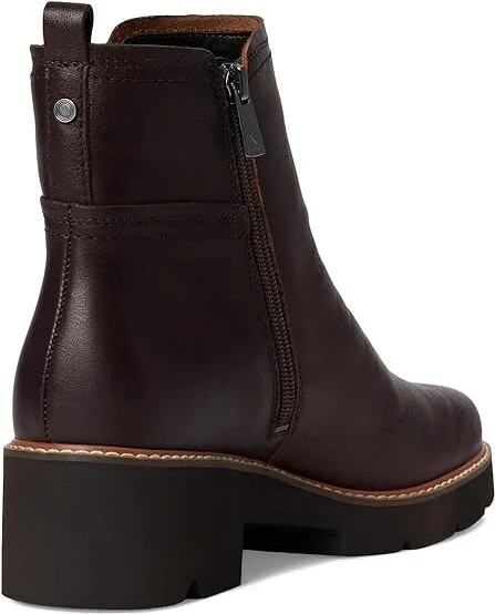 Naturalizer Darry-Bootie Water-Repellent Women's Shoes Dark Brown : 11 W (C), Leather - Image 4