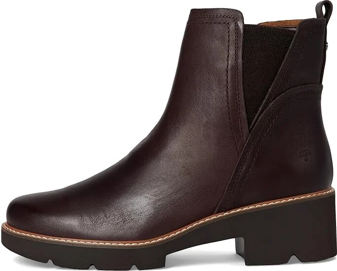 Naturalizer Darry-Bootie Water-Repellent Women's Shoes Dark Brown : 11 W (C), Leather - Image 6