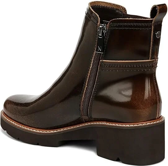 Naturalizer Darry-Bootie Water-Repellent Women's Shoes English Tea Brown Leather : 6 M (B) - Image 4