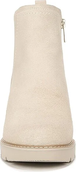 Naturalizer Darry-Bootie Water-Repellent Women's Shoes Porcelain Beige Suede : 9.5 W (C) - Image 5
