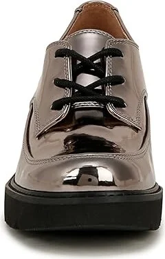 Naturalizer Darry Lace Women's Shoes Pewter Faux Leather : 5.5 M (B) - Image 4