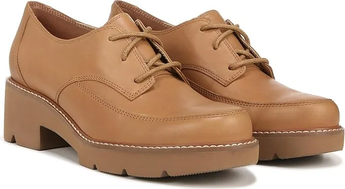 Naturalizer Darry Lace Women's Shoes Toffee : 9.5 W (C), Leather