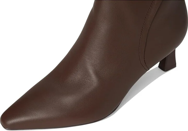 Naturalizer Deesha Bootie Women's Boots Chocolate : 6 W (C), Leather - Image 2
