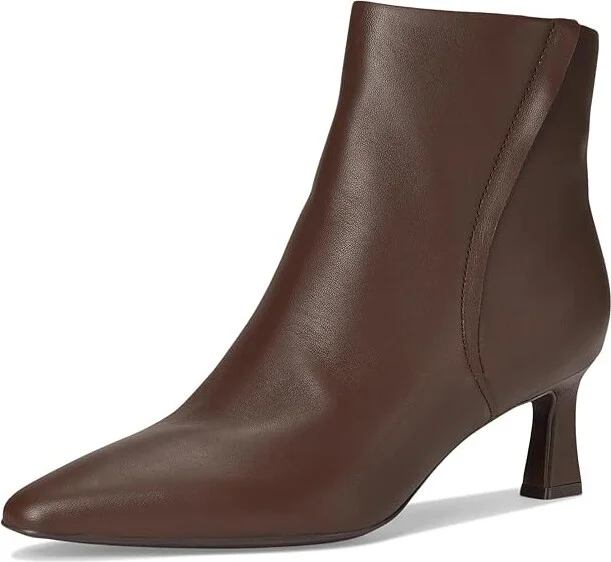 Naturalizer Deesha Bootie Women's Boots Chocolate : 6 W (C), Leather - Image 5