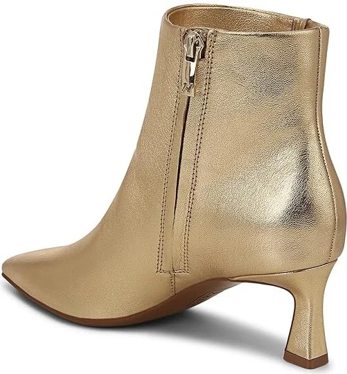 Naturalizer Deesha Bootie Women's Boots Dark Gold Leather : 8.5 M (B) - Image 4