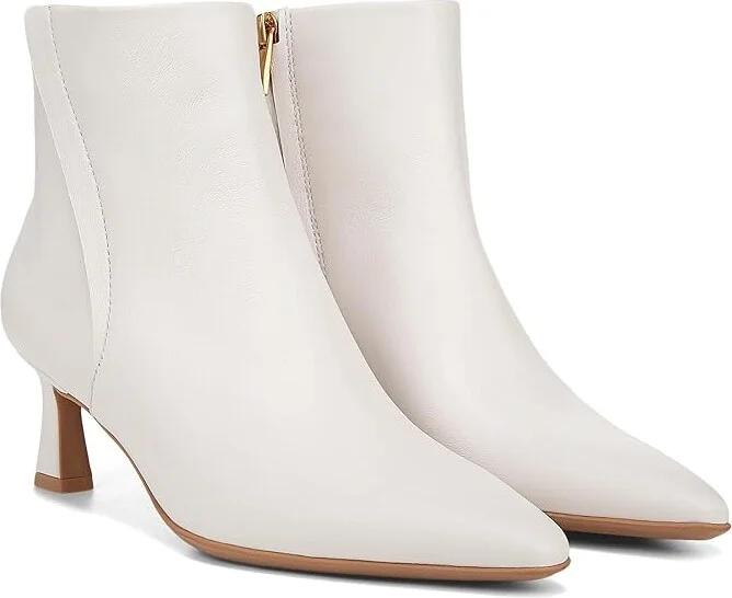 Naturalizer Deesha Bootie Women's Boots Warm White Leather : 9 M (B)