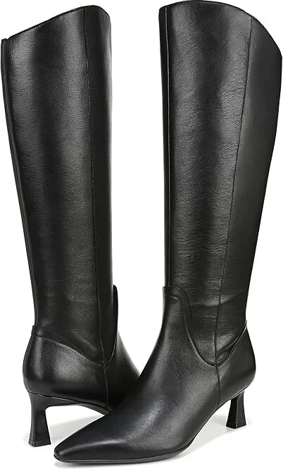 Naturalizer Deesha- Extra Wide Calf Boot Women's Shoes Black Leather 1 : 7 WW (E)