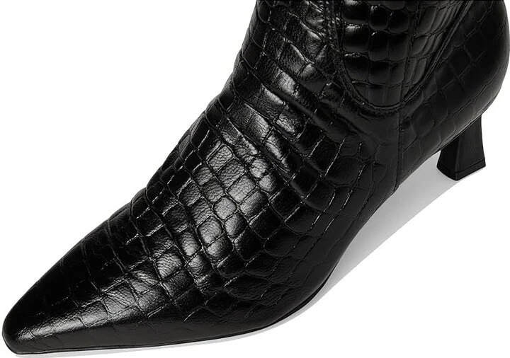 Naturalizer Deesha- Extra Wide Calf Boot Women's Shoes Black Leather : 12 W (C) - Image 2