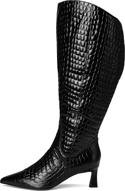 Naturalizer Deesha- Extra Wide Calf Boot Women's Shoes Black Leather : 12 W (C) - Image 6
