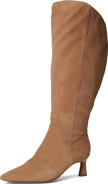 Naturalizer Deesha- Extra Wide Calf Boot Women's Shoes Cafe Suede : 8 W (C), Leather - Image 5