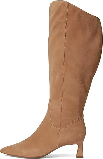 Naturalizer Deesha- Extra Wide Calf Boot Women's Shoes Cafe Suede : 8 W (C), Leather - Image 6