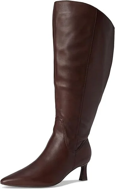 Naturalizer Deesha- Extra Wide Calf Boot Women's Shoes Chocolate Bar Leather : 8 W (C) - Image 5