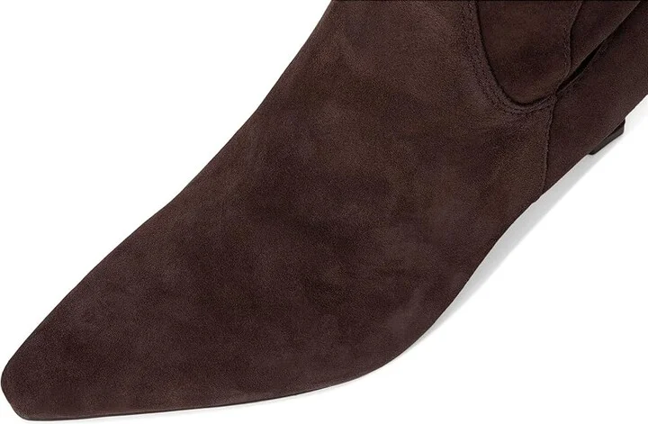 Naturalizer Deesha- Extra Wide Calf Boot Women's Shoes Mahogany Suede : 10 W (C), Leather - Image 2