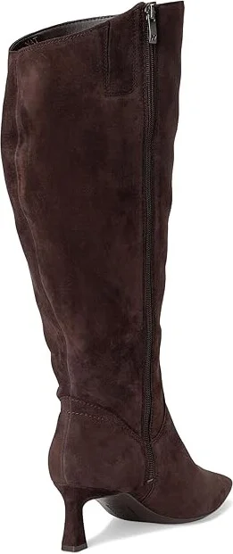 Naturalizer Deesha- Extra Wide Calf Boot Women's Shoes Mahogany Suede : 10 W (C), Leather - Image 4