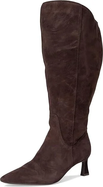 Naturalizer Deesha- Extra Wide Calf Boot Women's Shoes Mahogany Suede : 10 W (C), Leather - Image 5