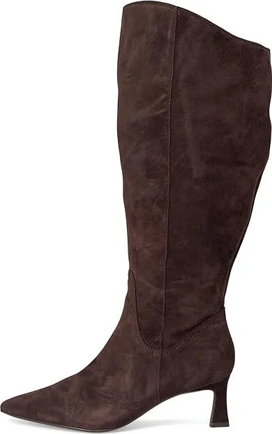 Naturalizer Deesha- Extra Wide Calf Boot Women's Shoes Mahogany Suede : 10 W (C), Leather - Image 6