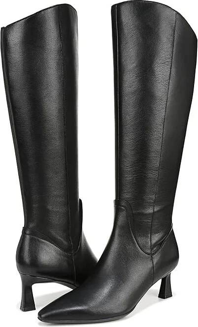 Naturalizer Deesha - Wide Calf Boot Women's Shoes Black : 10 M (B), Leather
