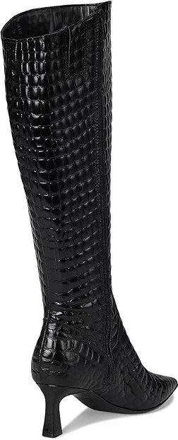 Naturalizer Deesha - Wide Calf Boot Women's Shoes Black Leather : 12 M (B) - Image 4