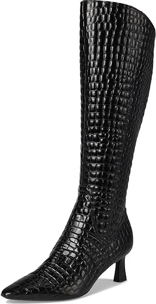 Naturalizer Deesha - Wide Calf Boot Women's Shoes Black Leather : 12 M (B) - Image 5