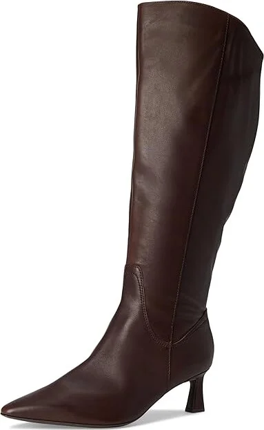 Naturalizer Deesha - Wide Calf Boot Women's Shoes Chocolate Bar Leather : 8 W (C) - Image 5