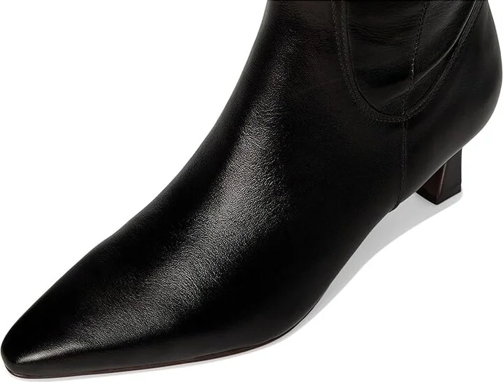 Naturalizer Deesha - Wide Calf Boot Women's Shoes Unity Metallic Leather : 5.5 M (B) - Image 2
