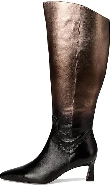 Naturalizer Deesha - Wide Calf Boot Women's Shoes Unity Metallic Leather : 5.5 M (B) - Image 6
