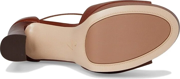 Naturalizer Delphie Strappy Sandals Women's Sandals Caramel Brown Leather : 8 M (B) - Image 3